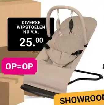 Van Asten BabySuperstore Diverse wipstoelen nu v.a. aanbieding