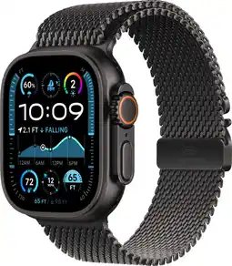 Coolblue Apple Watch Ultra 2 4G 49mm Zwart Milanese Band L aanbieding