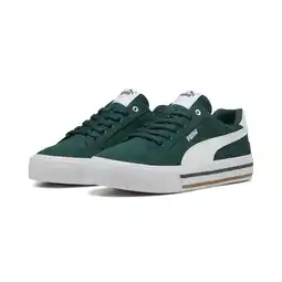 Decathlon Court Classic Vulcanised Formstrip uniseks sneakers PUMA Dark Myrtle White Green aanbieding