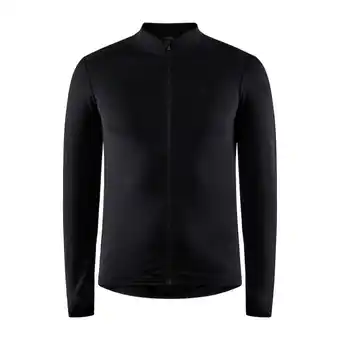 Decathlon Fietsshirt - Craft Adv Essence Jersey lange mouw - L - Heren - Zwart - Fietsshir aanbieding