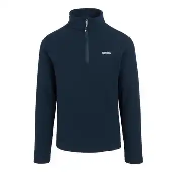 Decathlon Geweldige Outdoors Heren Kenger Half Zip Honeycomb Fleece (Marine) aanbieding