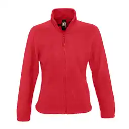 Decathlon Dames North Fleece Jas (Rood) aanbieding