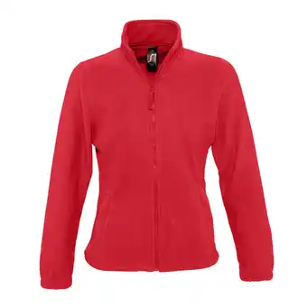 Decathlon Dames North Fleece Jas (Rood) aanbieding