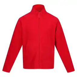 Decathlon Heren Klassiek Microfleecejasje (Rood) aanbieding