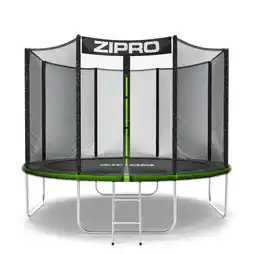 Decathlon Trampoline ronde Zipro Jump Pro - 10FT 312 cm - met veiligheidsnet extern aanbieding