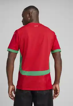 Decathlon Marokko 2025 thuisshirt voor heren PUMA Red Archive Green aanbieding