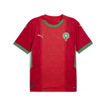 Decathlon Marokko 2025 thuisshirt voor heren PUMA Red Archive Green aanbieding