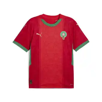 Decathlon Marokko 2025 thuisshirt voor heren PUMA Red Archive Green aanbieding