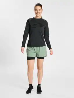 Decathlon Trekkoordsluiting Korte Broek Nwldetroit Hardlopen Dames NEWLINE aanbieding