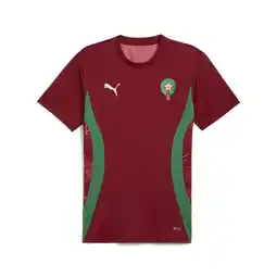 Decathlon Marokko prematch-shirt voor heren PUMA Intense Red Archive Green aanbieding