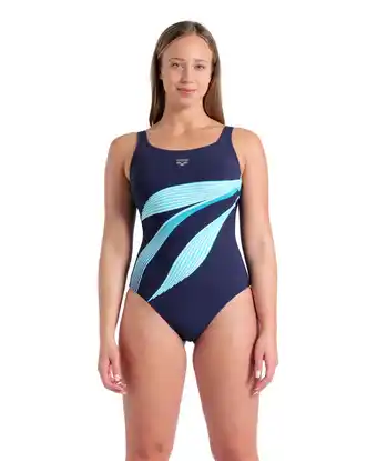 Decathlon Arena Badpak Rosalba U Back C Cup Marineblauw-Multi aanbieding