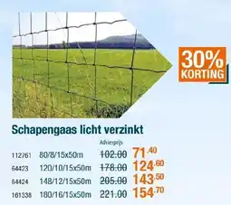 Cevo Schapengaas licht verzinkt aanbieding