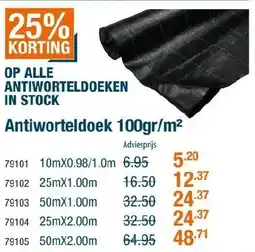 Cevo Antiworteldoek aanbieding