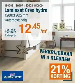 Cevo Laminaat Creo hydro aanbieding