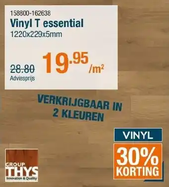 Cevo Vinyl T essential aanbieding