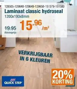 Cevo Laminaat classic hydroseal aanbieding