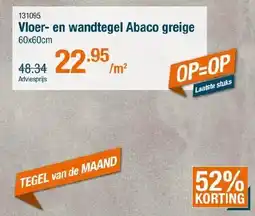 Cevo Vloer- en wandtegel abaco greige aanbieding