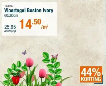 Cevo Vloertegel Boston Ivory aanbieding