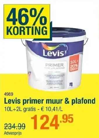 Cevo Levis primer muur & plafond aanbieding