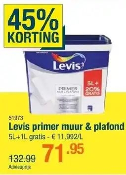 Cevo Levis primer muur & plafond aanbieding