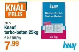 Cevo Knauf turbo beton aanbieding