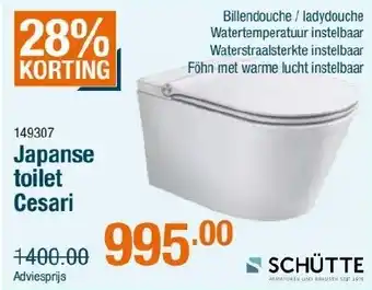 Cevo Japanse toilet Cesari aanbieding