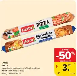 Carrefour Deeg Herta aanbieding