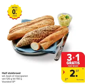 Carrefour Half stokbrood aanbieding