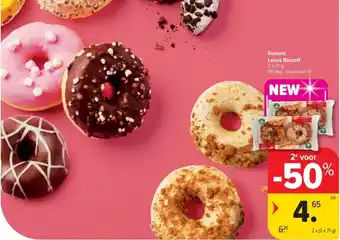 Carrefour Donuts lotus biscoff aanbieding