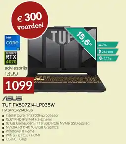 Selexion Asus TUF FX507ZI4-LP035W ITASFX57ZI4LP35 aanbieding