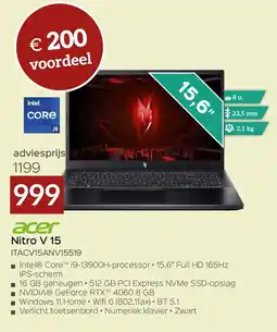 Selexion Acer Nitro V 15 ITACV15ANV15519 aanbieding