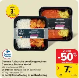 Carrefour Gamma aziatische bereide gerechten carrefour traiteur world aanbieding