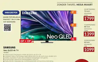 Selexion Samsung Neo QLED 4k TV QN88D aanbieding