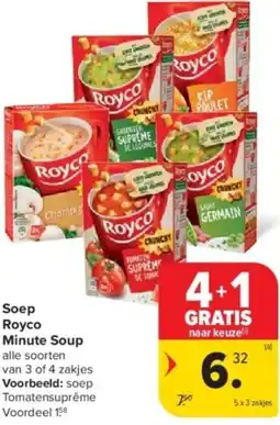 Carrefour Soep royco minute soup aanbieding