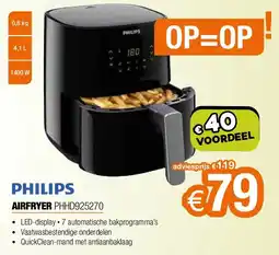 Expert Philips AIRFRYER PHHD925270 aanbieding