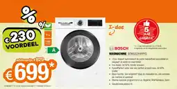 Expert Bosch WASMACHINE BOWGG244FPFG aanbieding