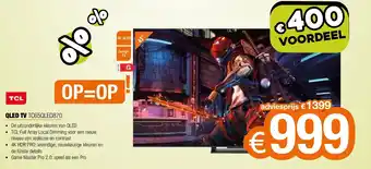 Expert TCL QLED TV TC65QLED870 aanbieding