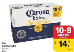 Carrefour Bier Corona Extra aanbieding