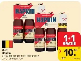 Carrefour Bier Hapkin aanbieding