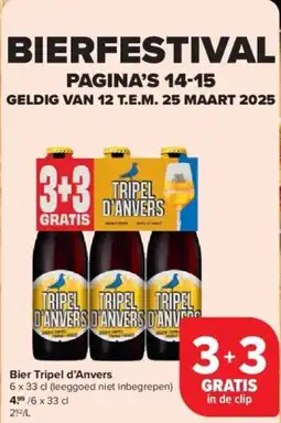 Carrefour Bier Tripel d’Anvers aanbieding