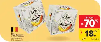 Carrefour Bier tripel karmeliet aanbieding