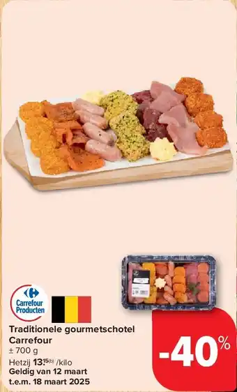 Carrefour Traditionele gourmetschotel Carrefour aanbieding