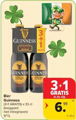 Carrefour Bier Guinness aanbieding