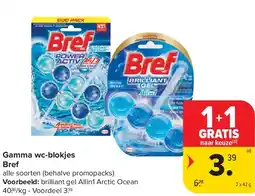 Carrefour Gamma WC-blokjes Bref aanbieding