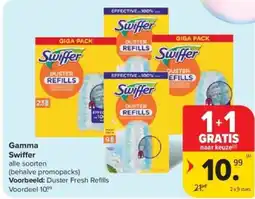 Carrefour Gamma Swiffer aanbieding