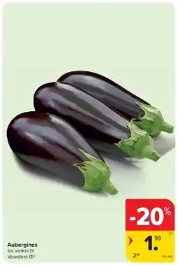 Carrefour Aubergines aanbieding