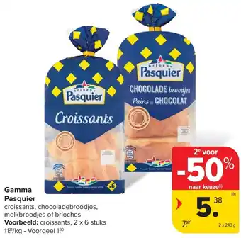 Carrefour Gamma Pasquier aanbieding