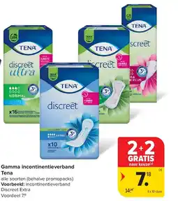 Carrefour Gamma incontinentieverband Tena aanbieding