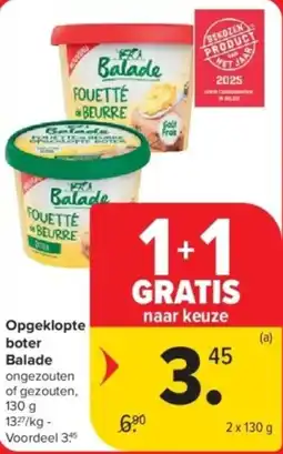 Carrefour Opgeklopte boter Balade aanbieding