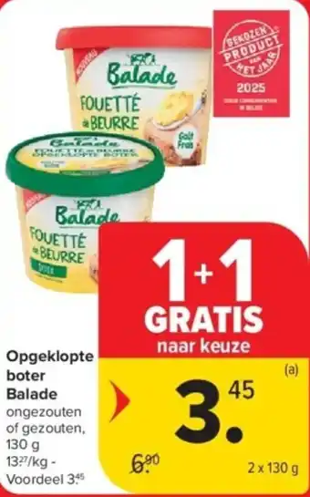 Carrefour Opgeklopte boter Balade aanbieding